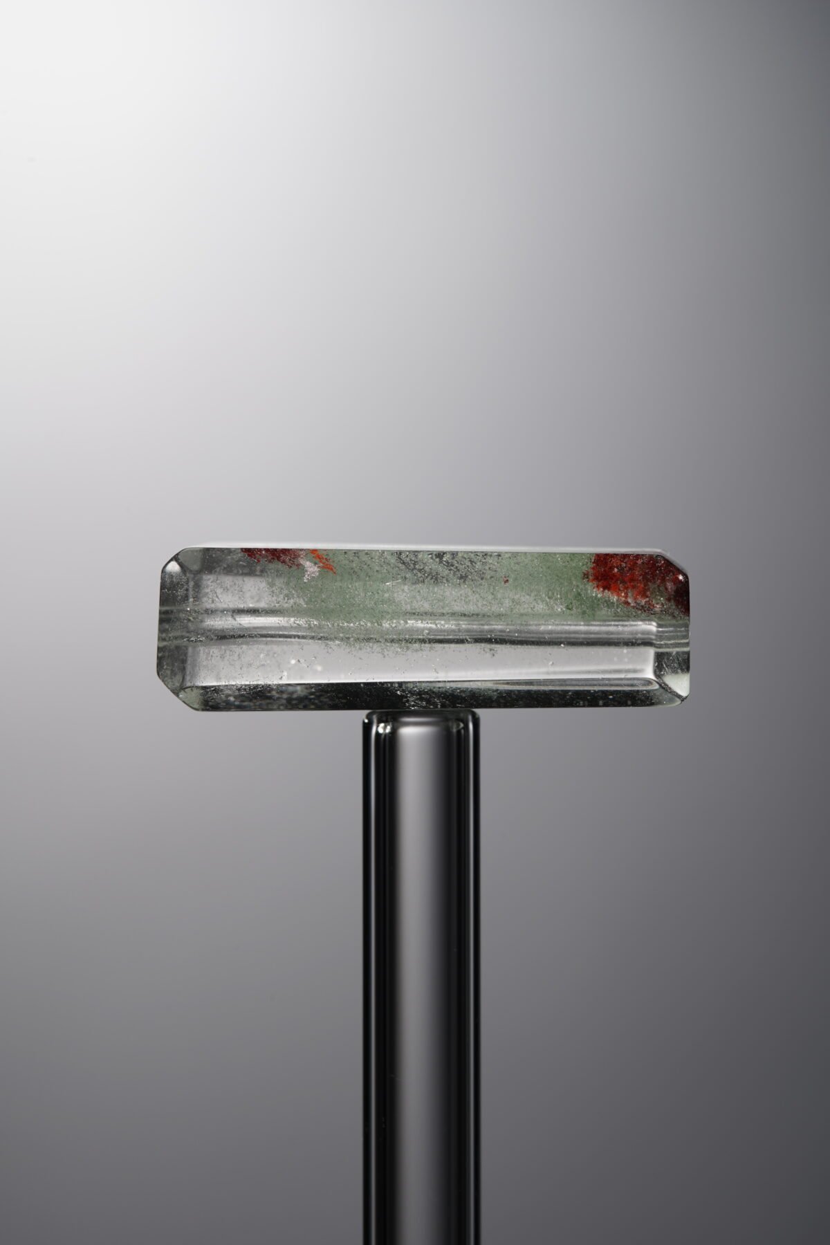 Crystal-Red&Green-Rectangle Plaque-23mm - Image 4