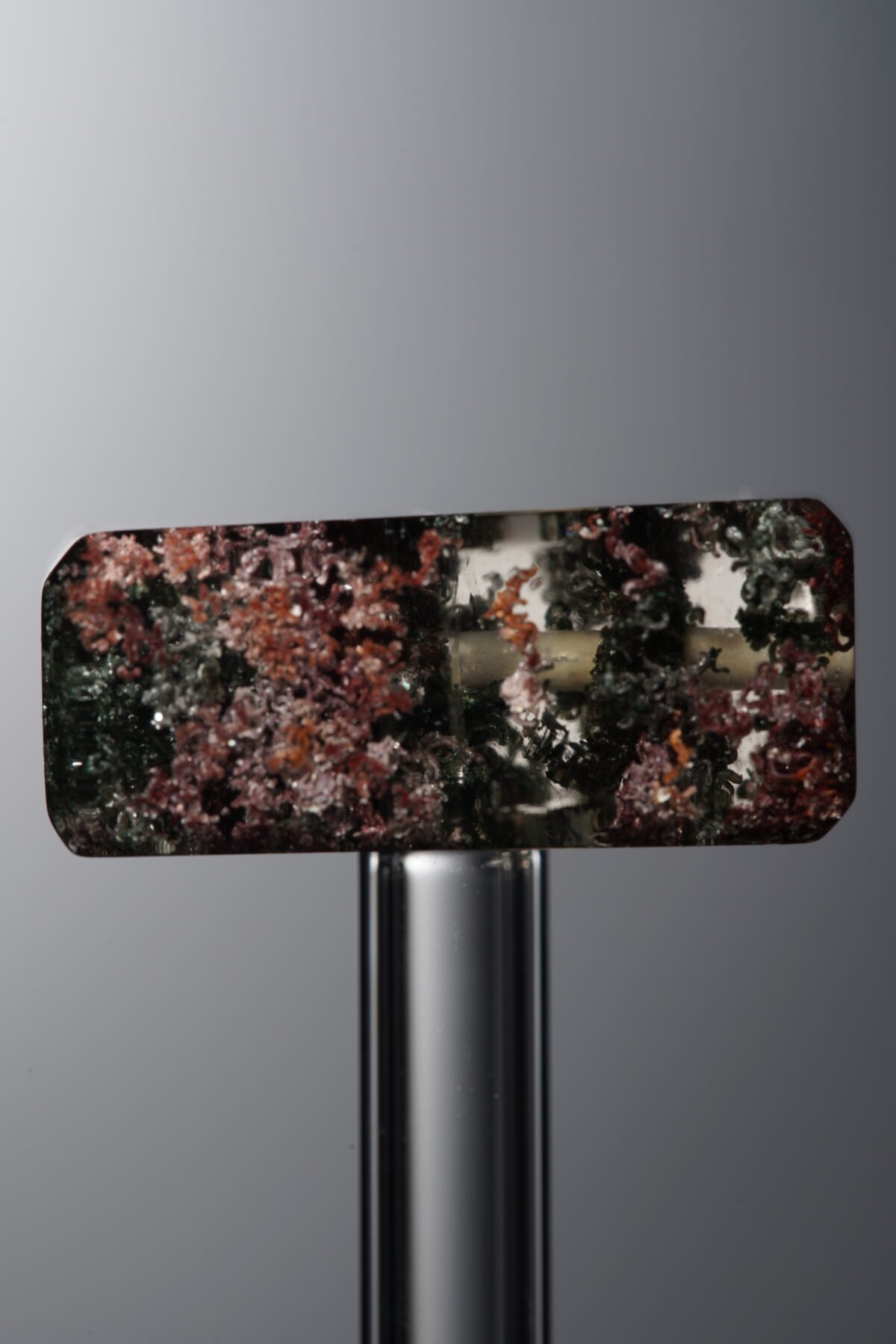 Crystal-Red&Green-Rectangle Plaque-21mm - Image 4
