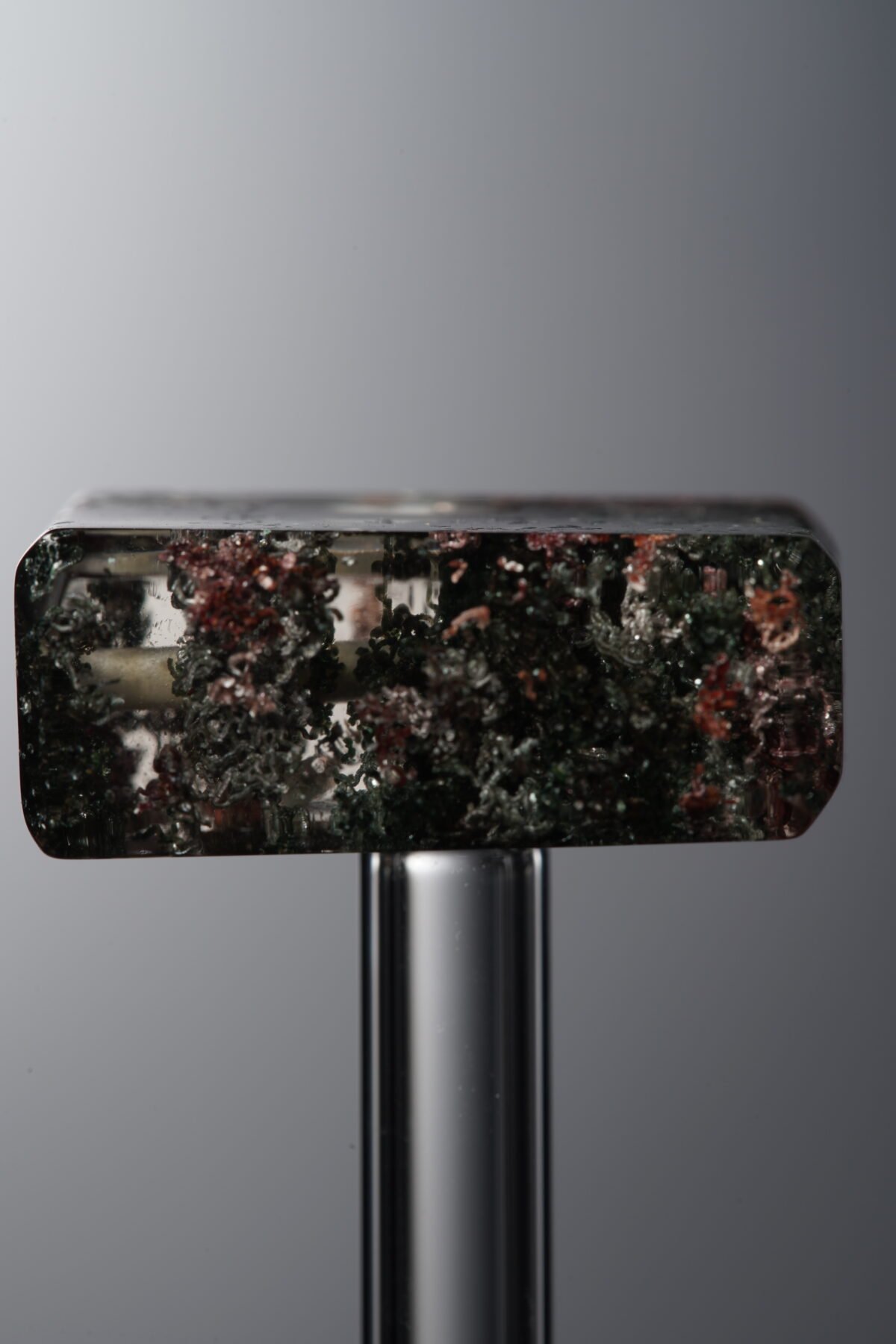Crystal-Red&Green-Rectangle Plaque-21mm - Image 2