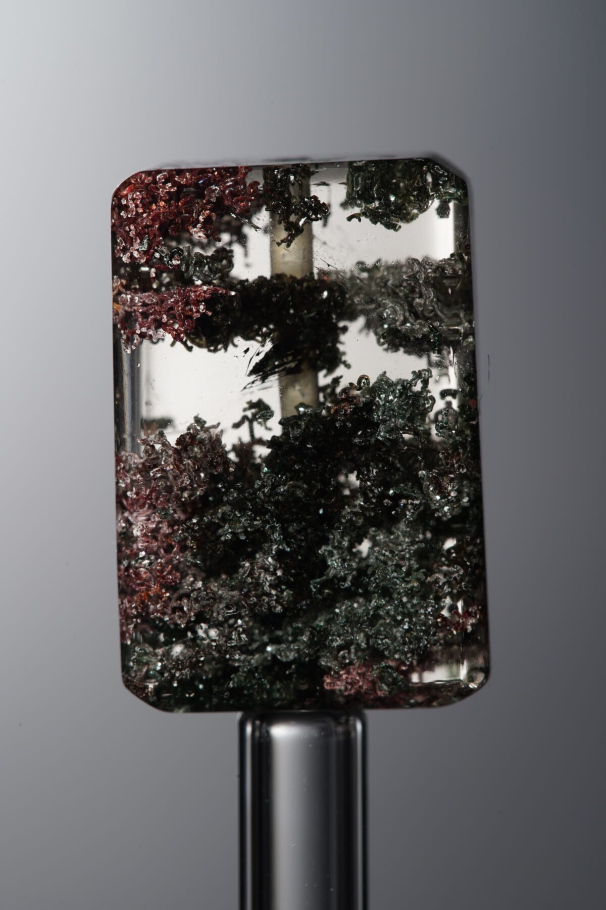 Crystal-Red&Green-Rectangle Plaque-21mm - Image 3