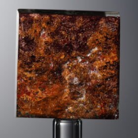 Crystal-Red&Green-Rectangle Plaque-18mm