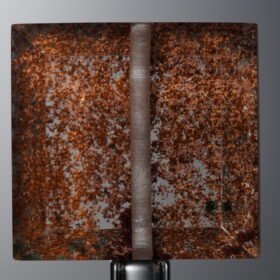 Crystal-Red-Rectangle Plaque-20mm