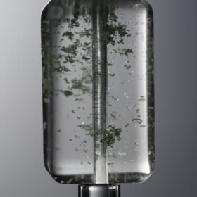 Crystal-Green-Rectangle Plaque-22mm