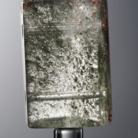 Crystal-Red&Green&Brown-Rectangle Plaque-22mm