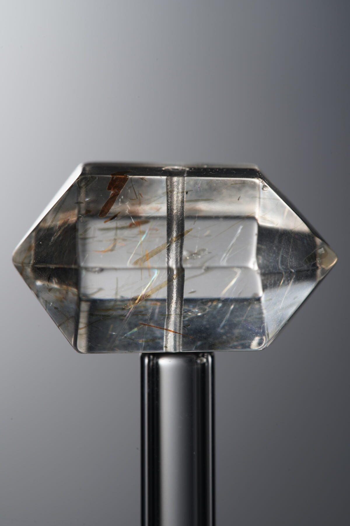 Crystal-Gold&Brown-Double-point Rectangle Block-22mm - Image 4