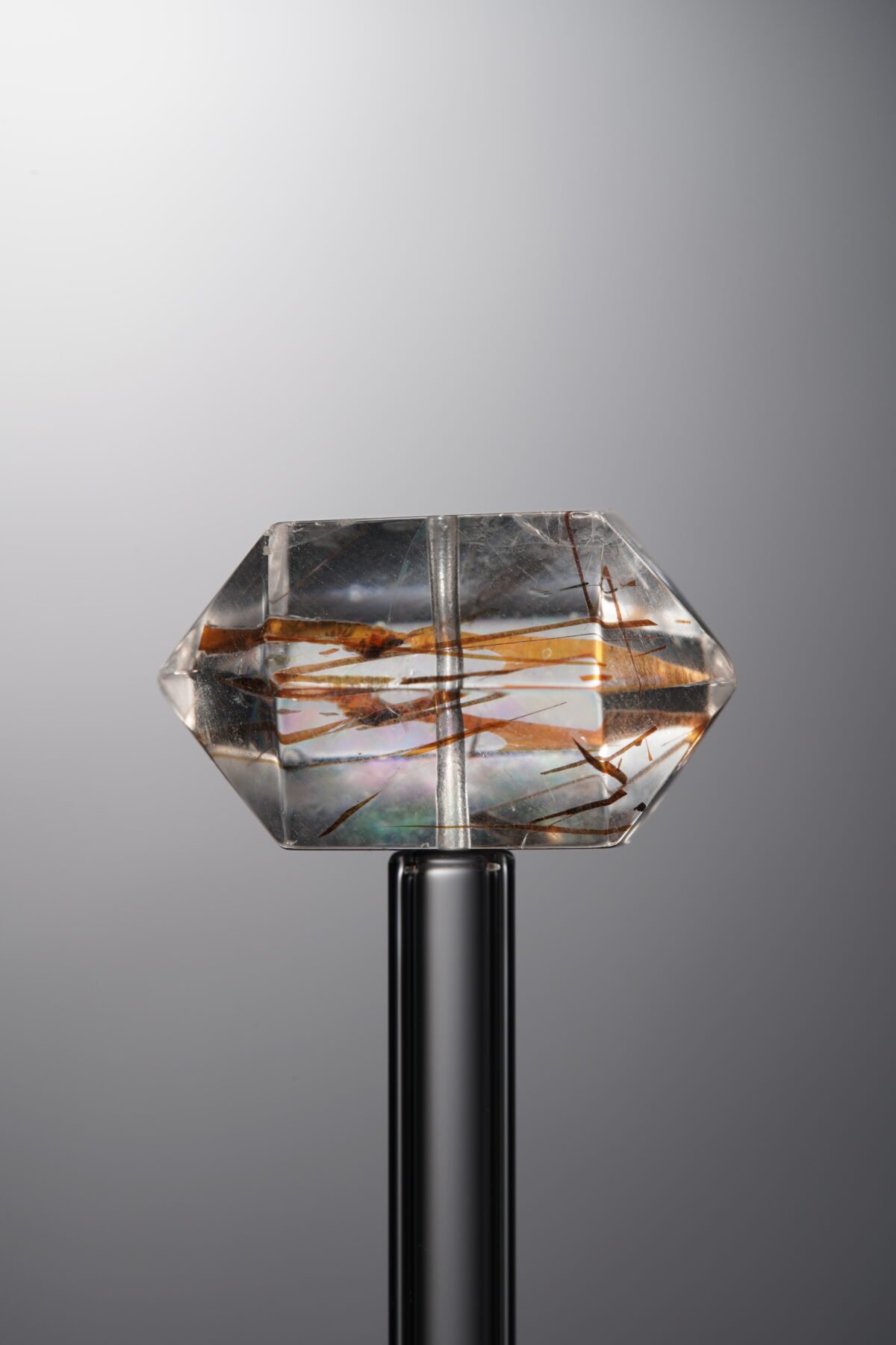 Crystal-Gold&Brown-Double-point Rectangle Block-23mm - Image 3