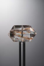 Crystal-Gold&Brown-Double-point Rectangle Block-23mm - Image 2