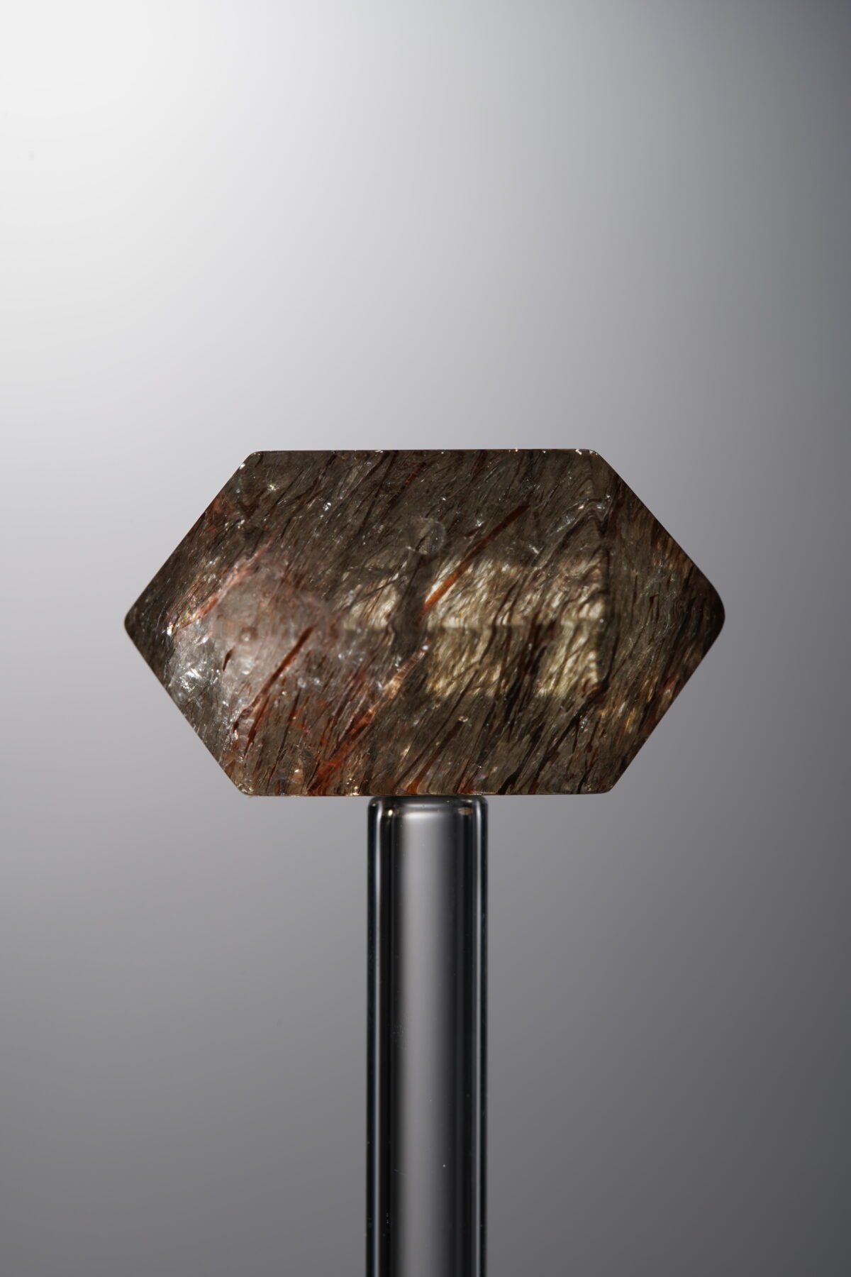 Crystal-Gold&Brown-Double-point Rectangle Block-25mm - Image 4