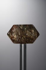 Crystal-Gold&Brown-Double-point Rectangle Block-25mm - Image 3