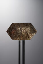 Crystal-Gold&Brown-Double-point Rectangle Block-25mm - Image 2