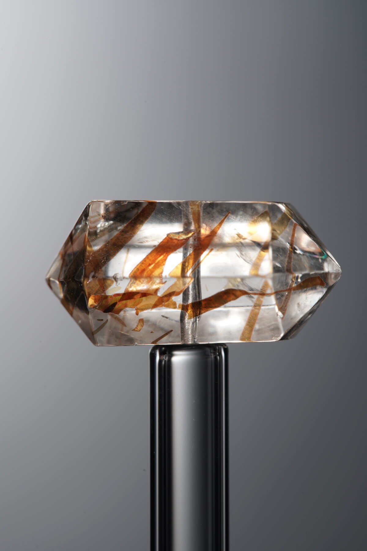 Crystal-Gold&Brown-Double-point Rectangle Block-19mm - Image 4