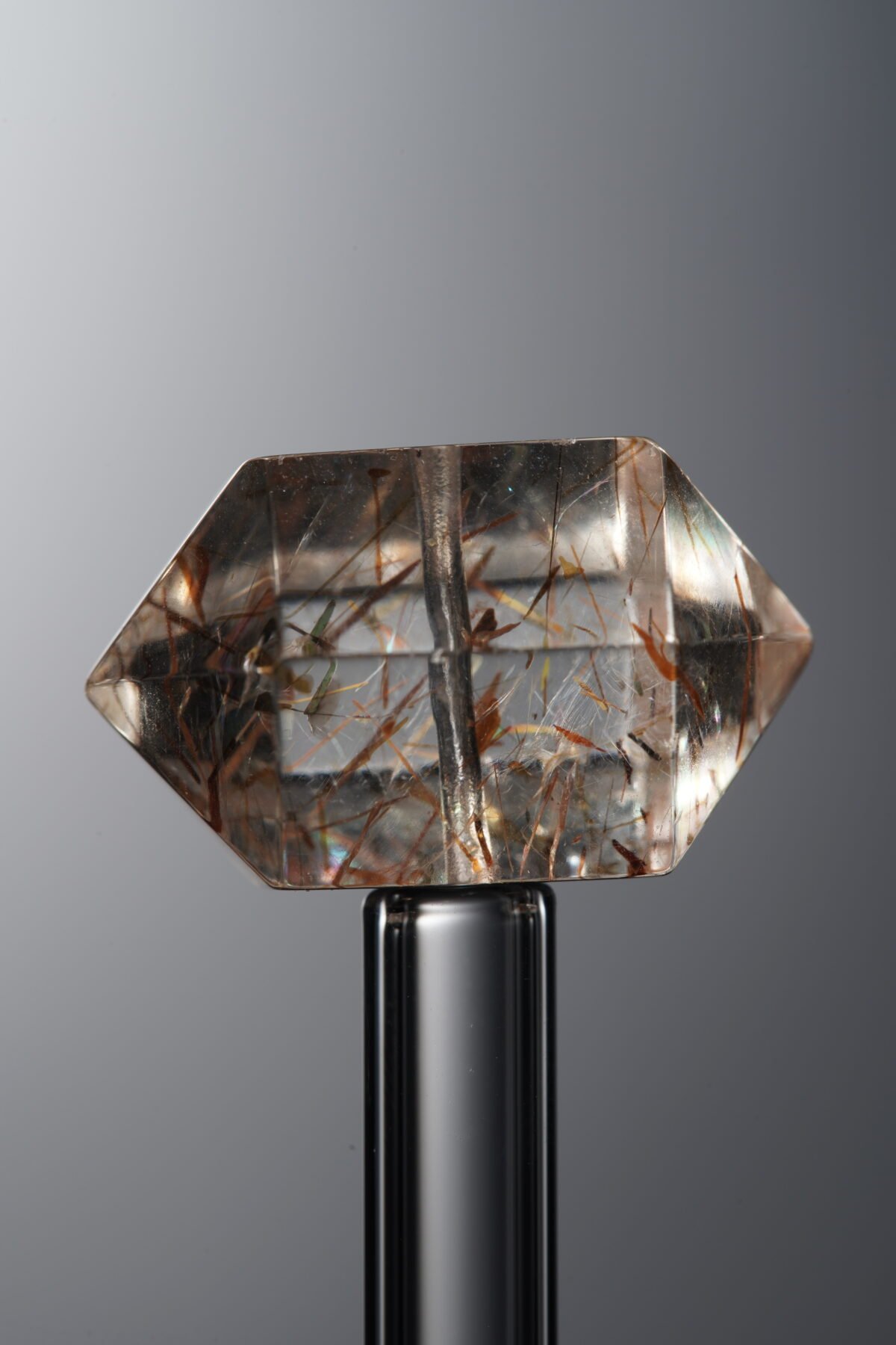 Crystal-Gold&Brown-Double-point Rectangle Block-19mm - Image 3