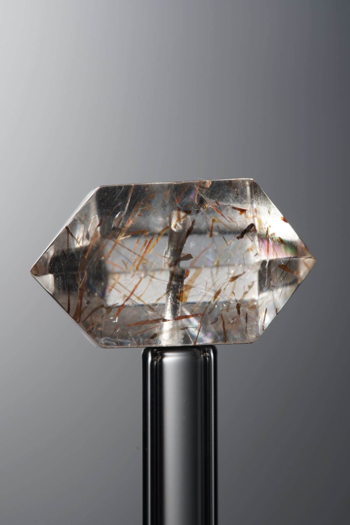 Crystal-Gold&Brown-Double-point Rectangle Block-19mm - Image 4