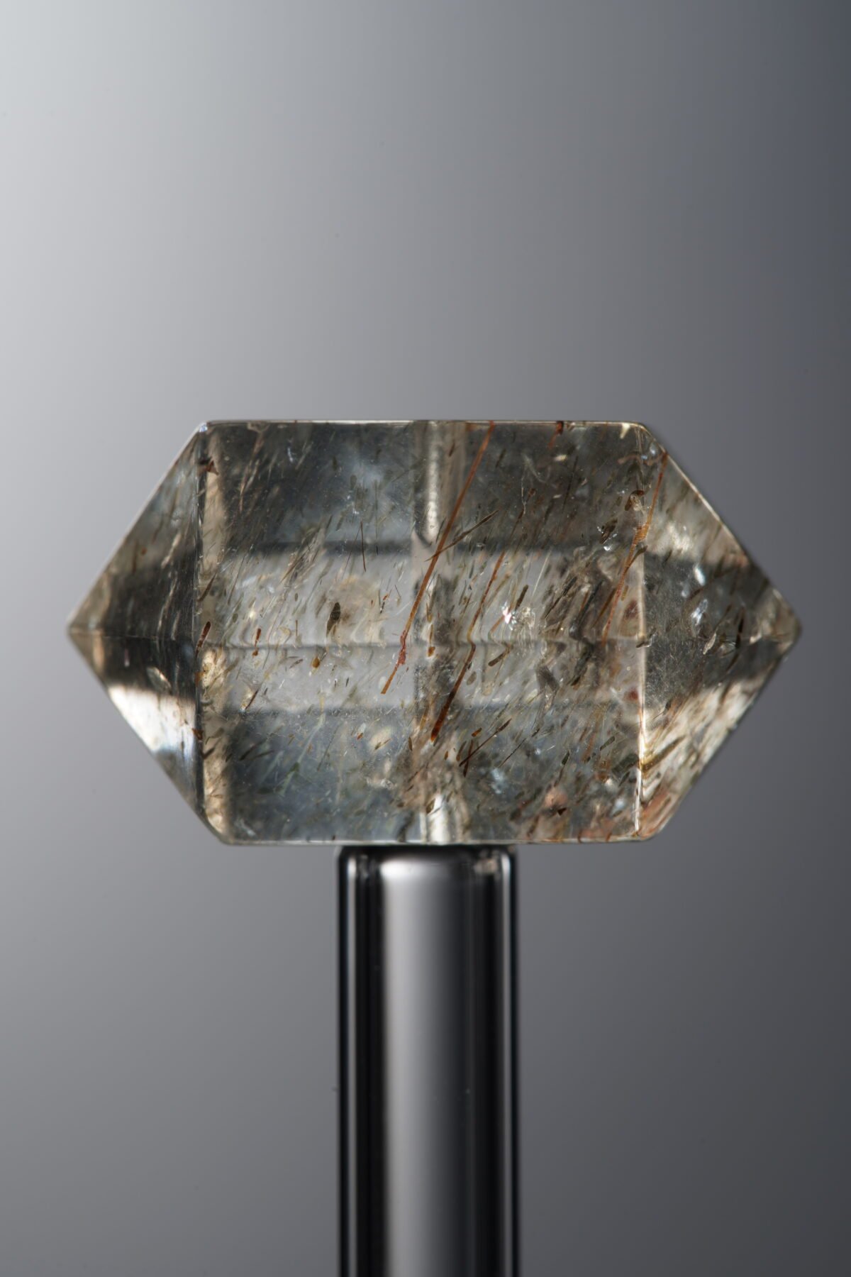 Crystal-Gold&Brown-Double-point Rectangle Block-20mm - Image 2