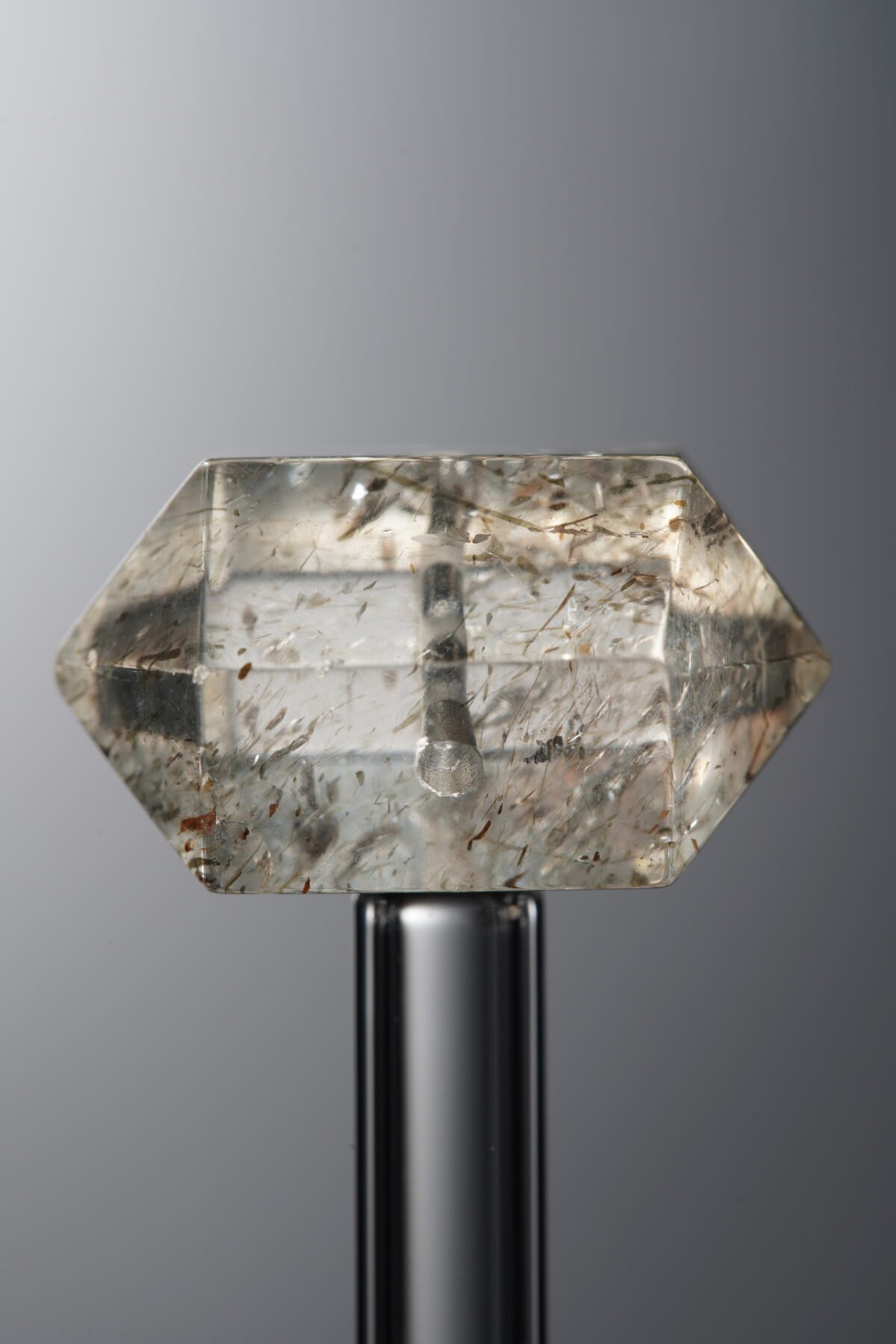 Crystal-Gold&Brown-Double-point Rectangle Block-20mm - Image 1