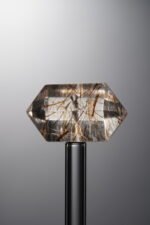 Crystal-Gold&Brown-Double-point Rectangle Block-24mm - Image 2
