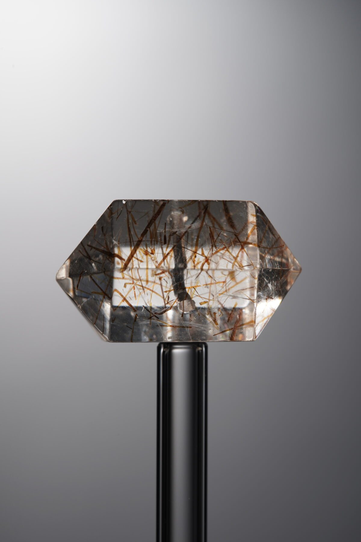 Crystal-Gold&Brown-Double-point Rectangle Block-24mm - Image 4