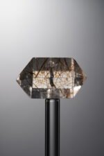 Crystal-Gold&Brown-Double-point Rectangle Block-24mm - Image 4