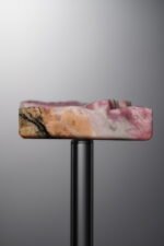 Rhodonite-Pink-Butterfly Square Plaque-29mm - Image 2