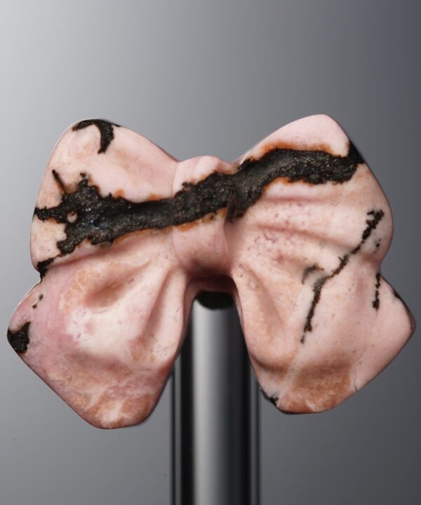 Rhodonite-Pink-Bow-22mm