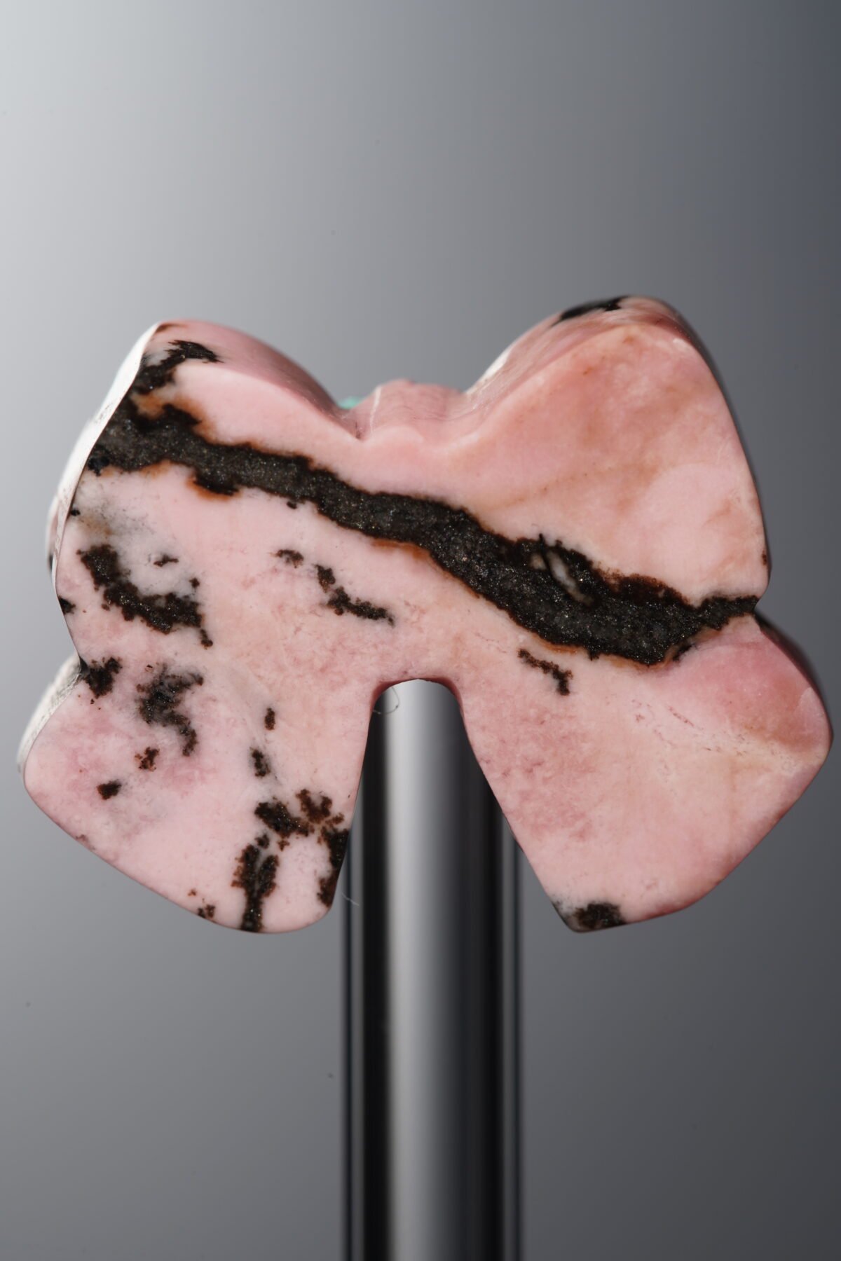 Rhodonite-Pink-Bow-22mm - Image 3