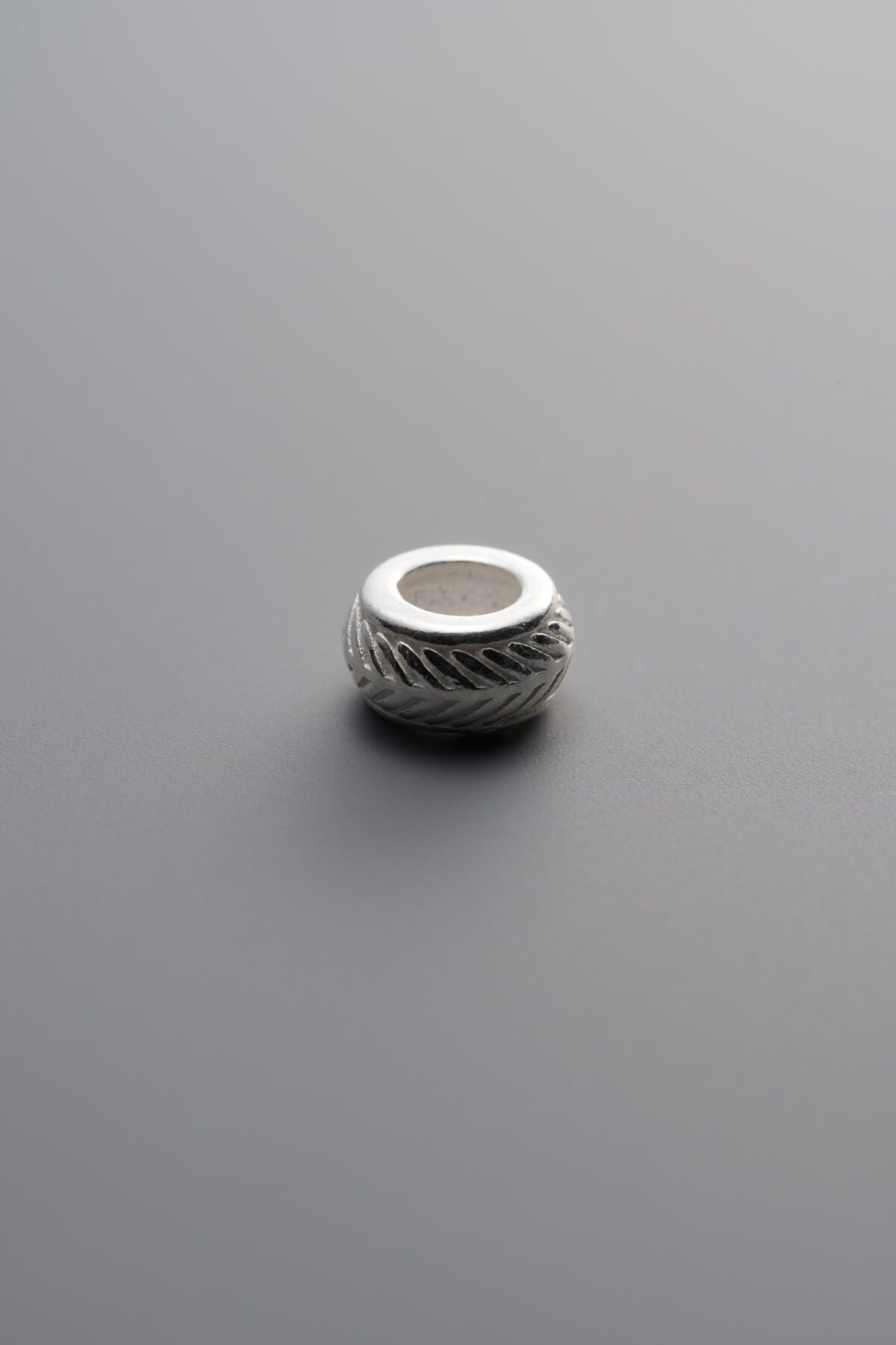Leaf Pattern Spacer Bead