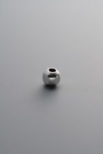 Square Crushed Silver Bead
