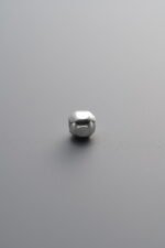 Square Crushed Silver Bead