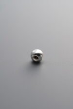 Square Crushed Silver Bead