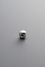 Square Crushed Silver Bead