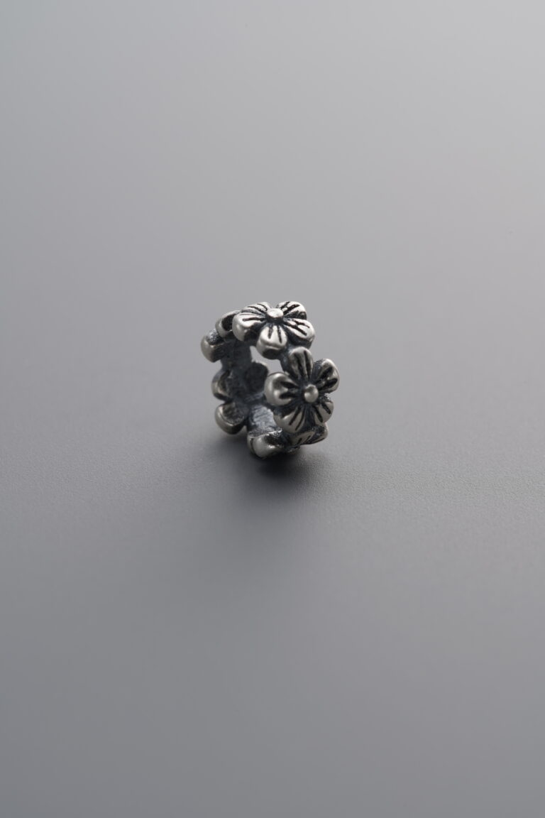 Small Flower Crown Spacer Bead
