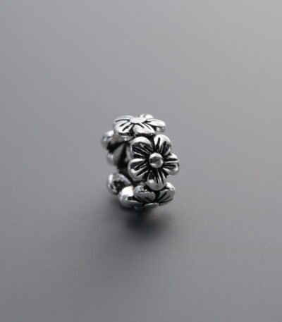 Small Flower Crown Spacer Bead