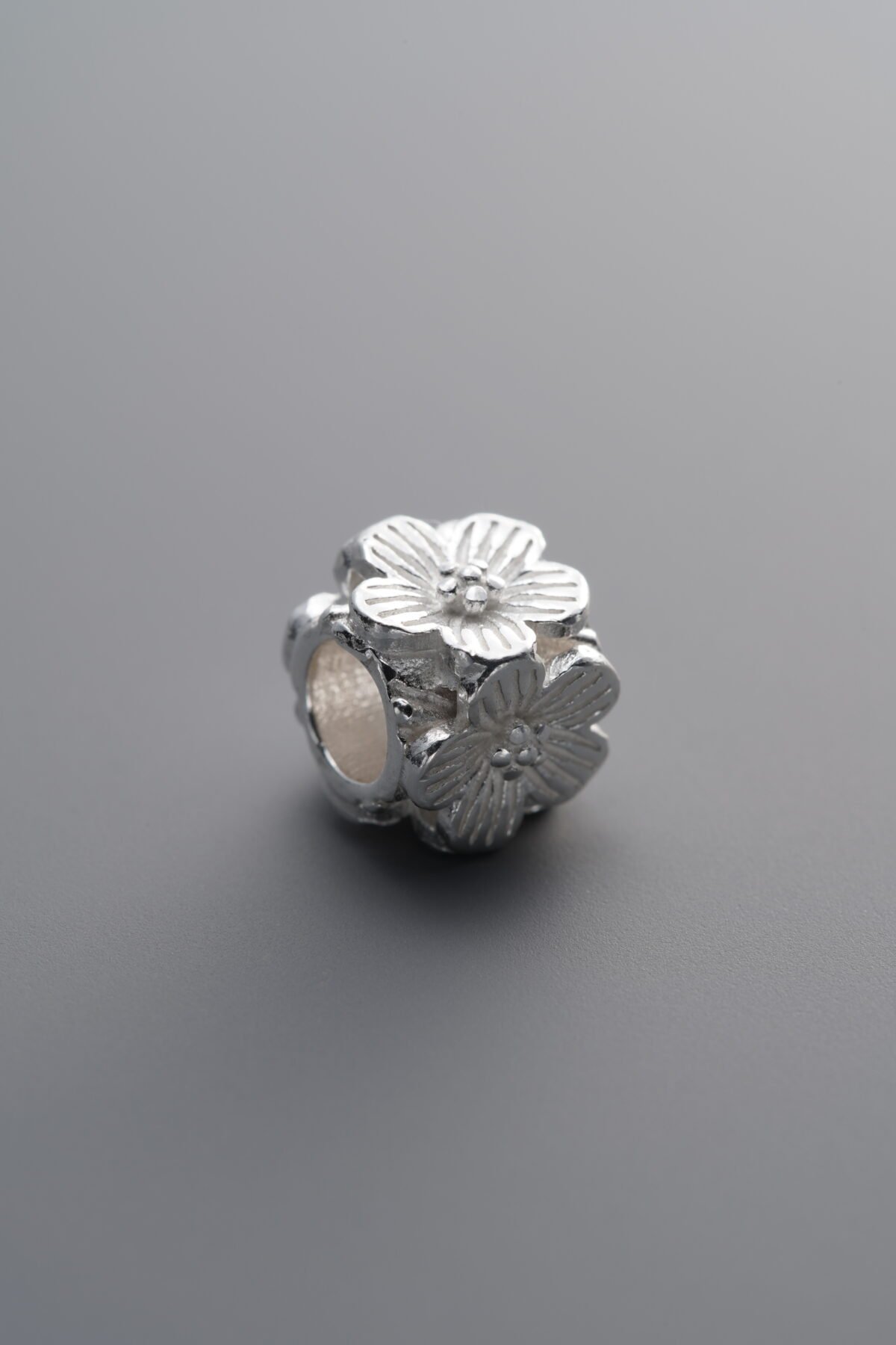 Plum Blossom Four-sided Flower Spacer Bead