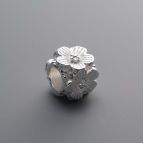 Plum Blossom Four-sided Flower Spacer Bead
