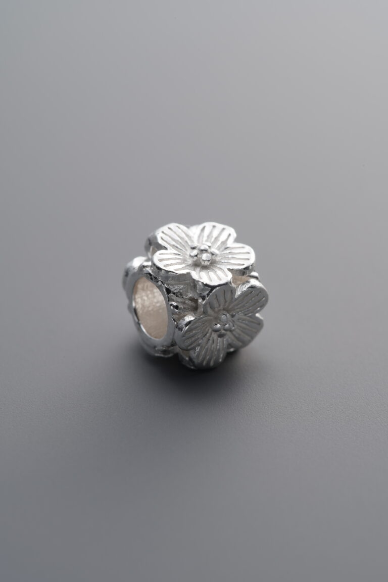 Plum Blossom Four-sided Flower Spacer Bead