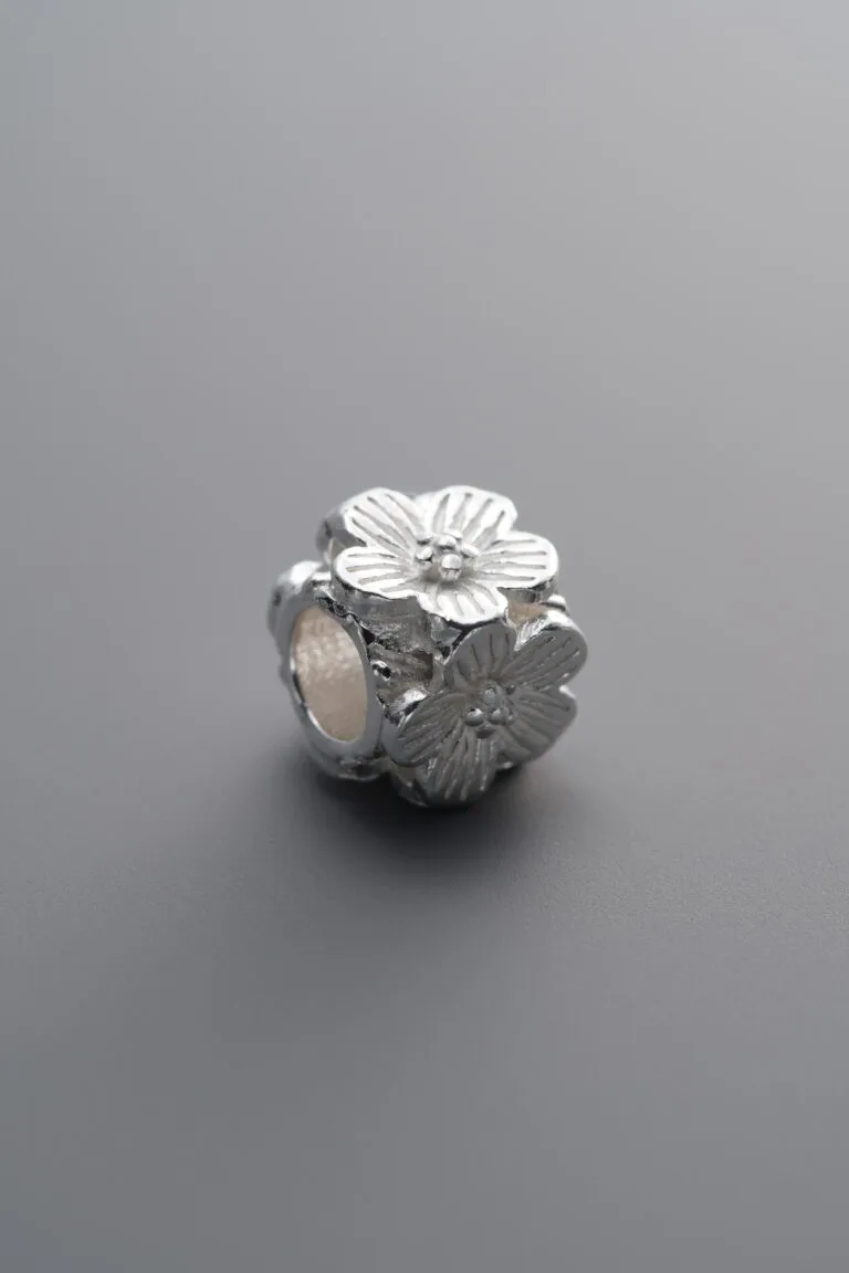 Plum Blossom Four-sided Flower Spacer Bead