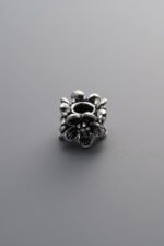 Peach Blossom Four-sided Flower Spacer Bead