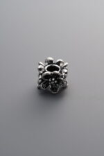 Peach Blossom Four-sided Flower Spacer Bead