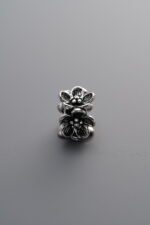Peach Blossom Four-sided Flower Spacer Bead