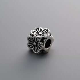 Plum Blossom Four-sided Flower Spacer Bead