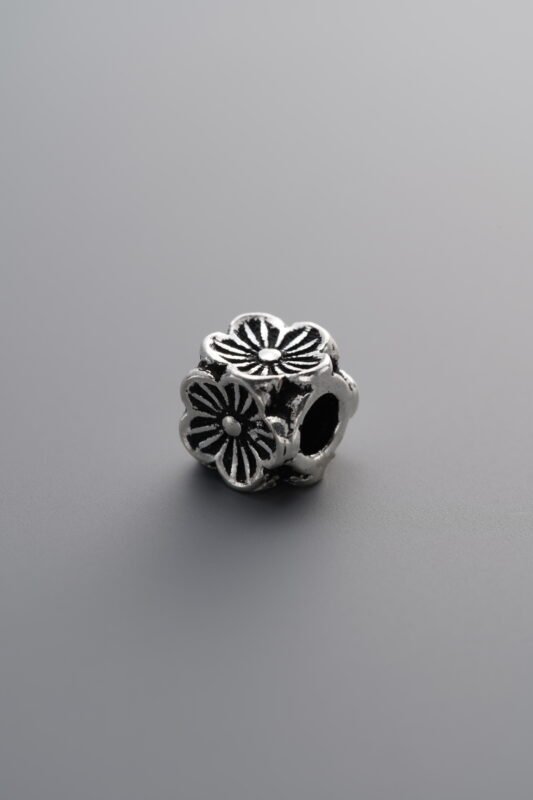 Plum Blossom Four-sided Flower Spacer Bead