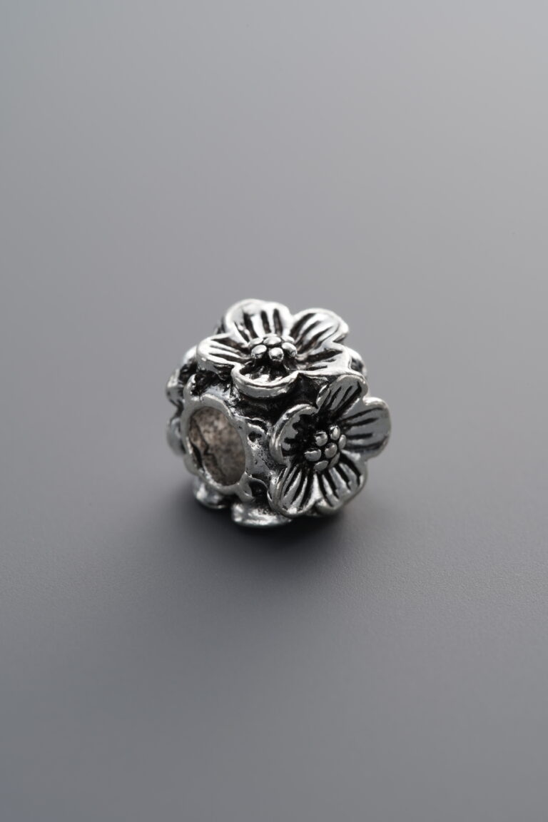 Plum Blossom Four-sided Flower Spacer Bead