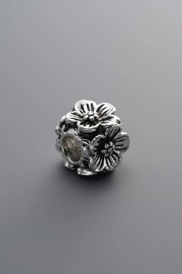 Plum Blossom Four-sided Flower Spacer Bead