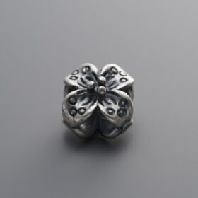 Cross Flower Openwork Spacer Bead