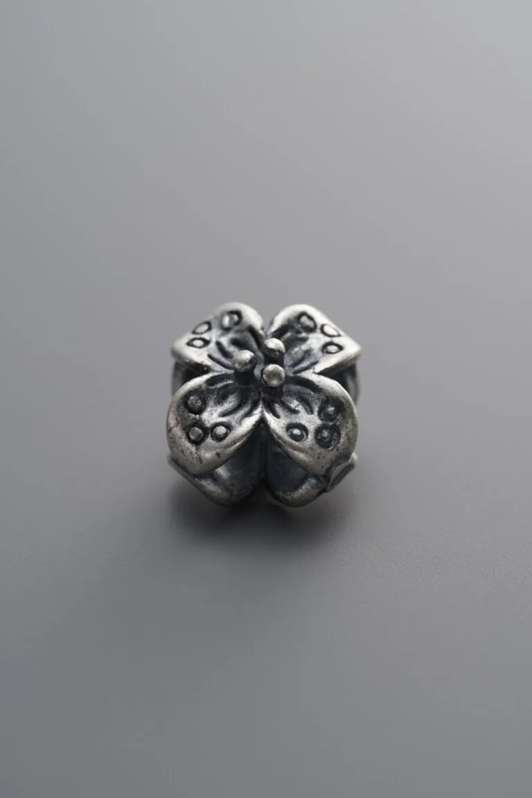 Cross Flower Openwork Spacer Bead