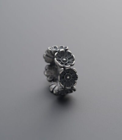Small Flower Circle Spacer Bead