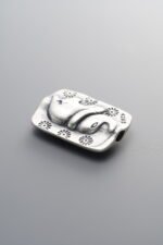 Elephant Square Plate Spacer Bead