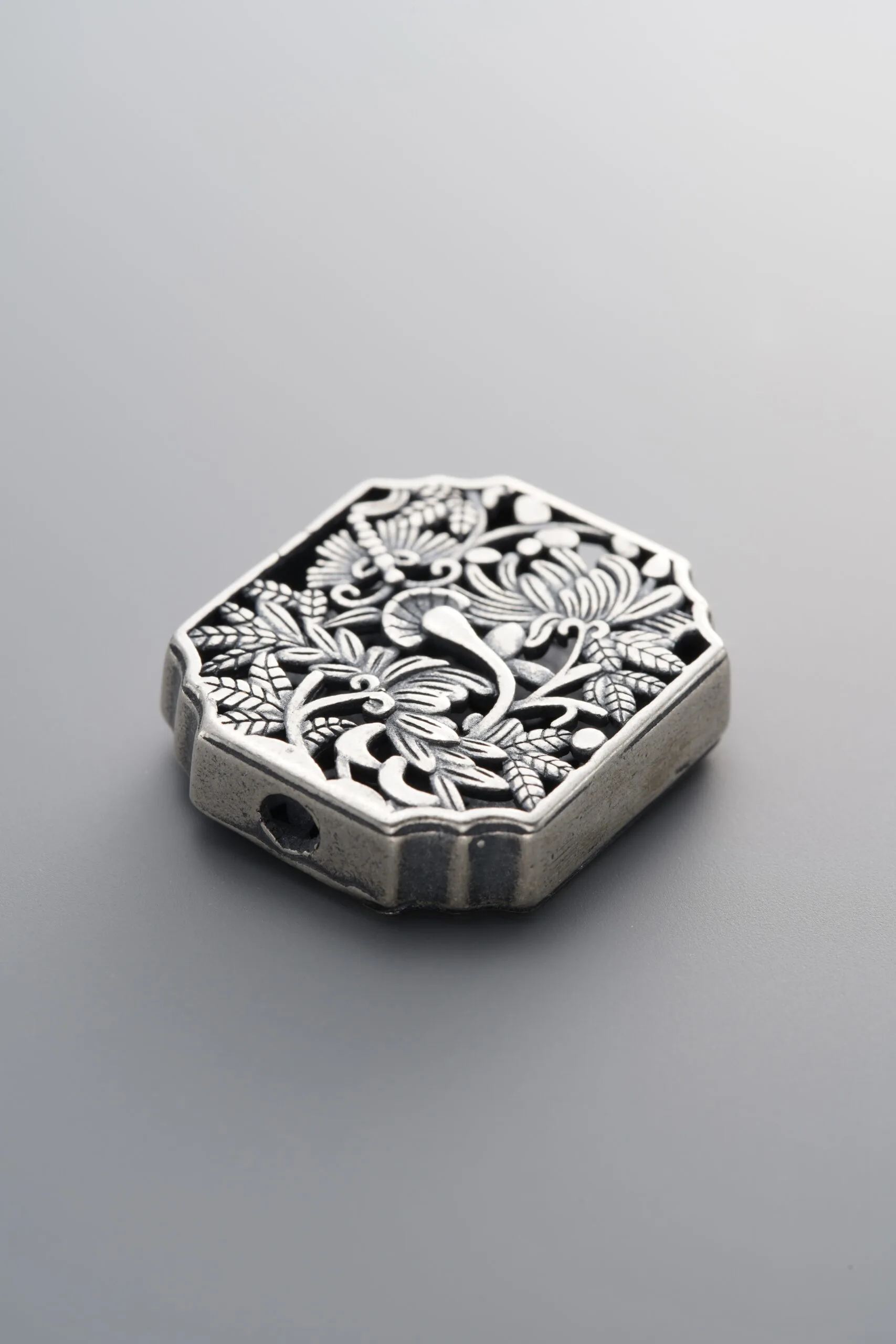 Hollowed-out-carved Square Plate
