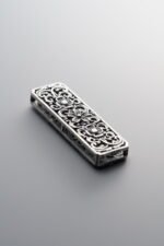 Hollowed-out-carved Rectangle Plate