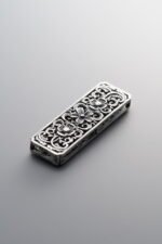 Hollowed-out-carved Rectangle Plate